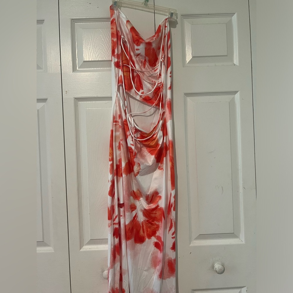 Spaghetti strapped dress